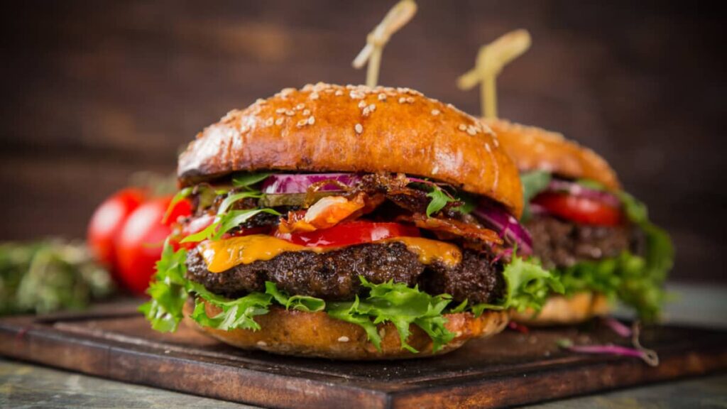 What Makes a Delicious Hamburger at Chateau Yaffa 1 delicious hamburgers